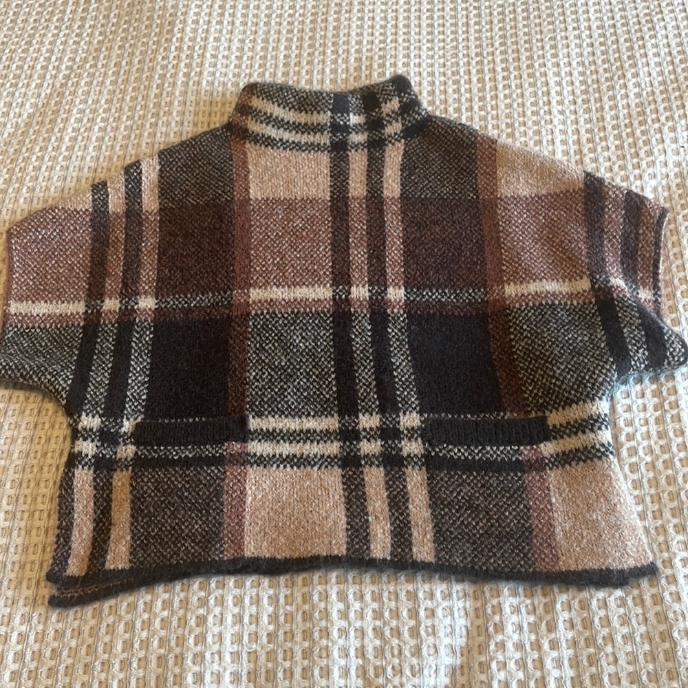 Zara Toddler Girl Poncho Sweater